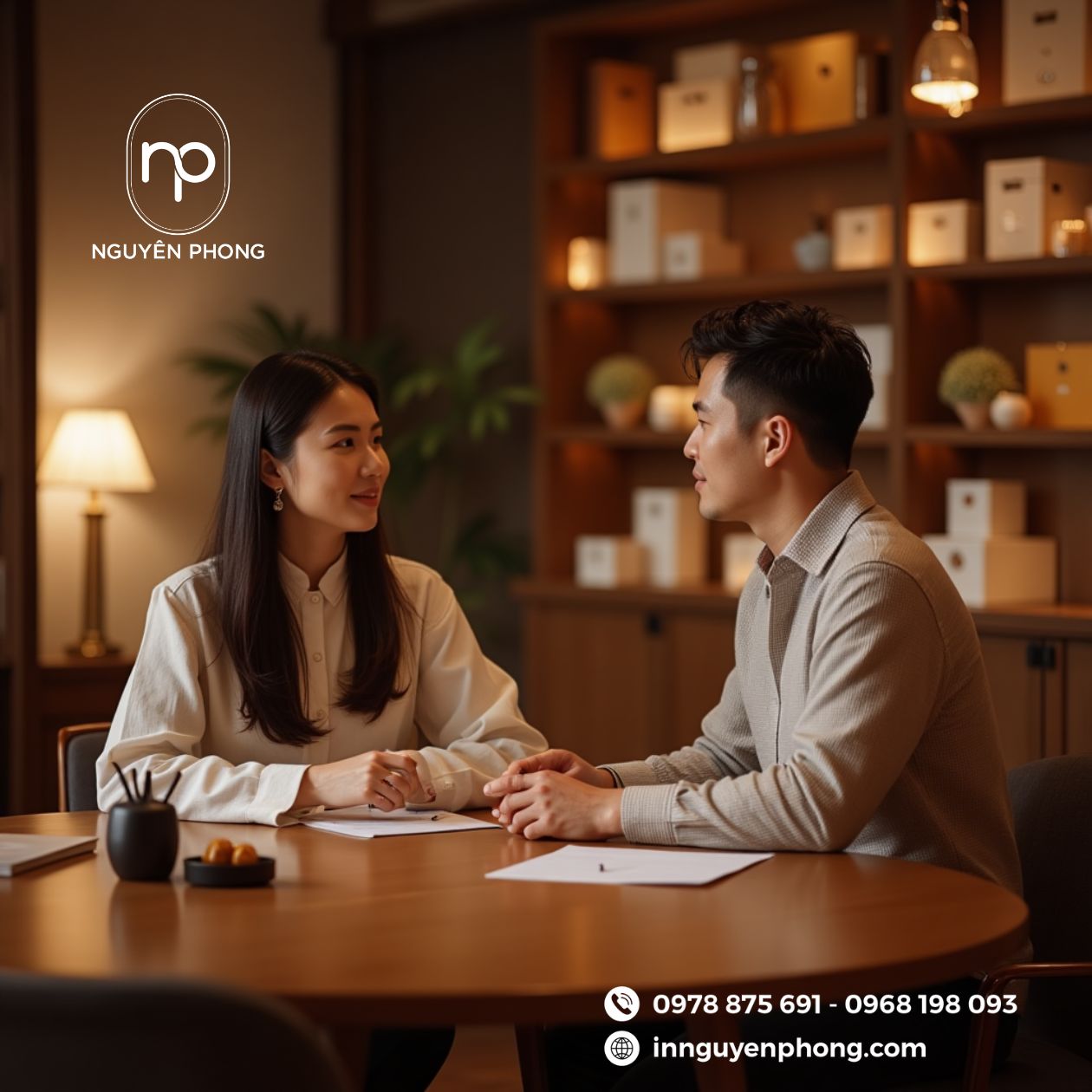 Quy trình từ vấn và tiếp nhận sản phẩm tại Nguyên Phong 